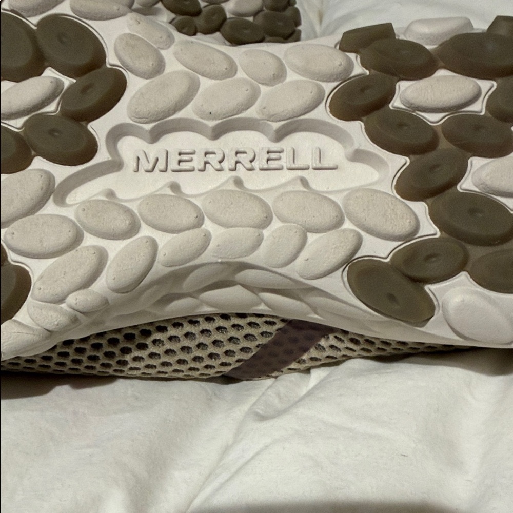 Merrell Tan Mesh Slip-On Mules - Picture 2 of 5